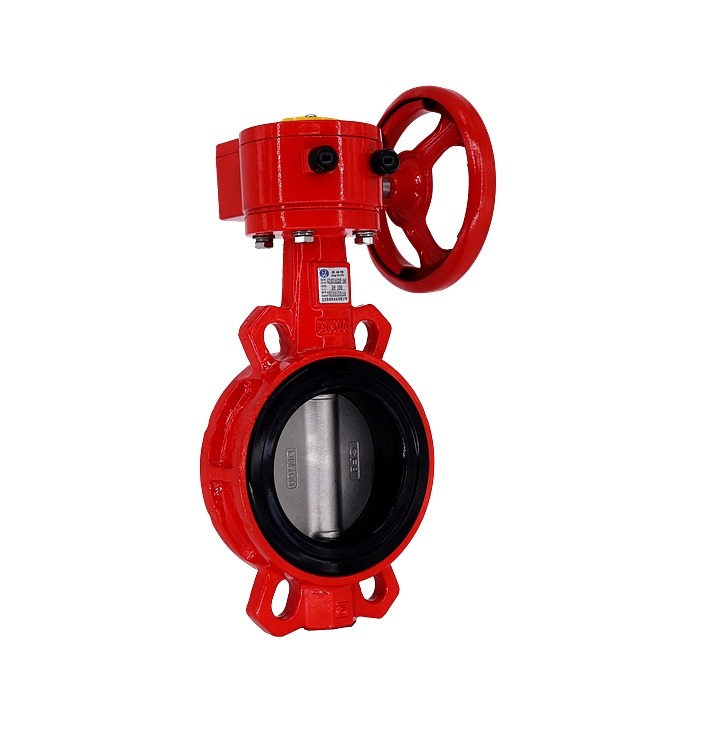 無(wú)靠背對(duì)夾式蝸輪蝶閥 無(wú)靠背對(duì)夾式蝸輪蝶閥