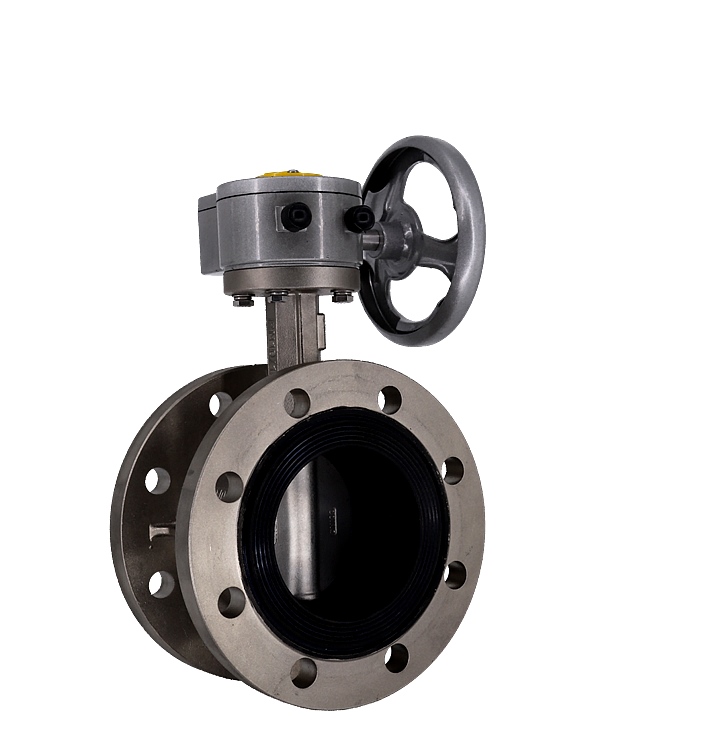 有靠背—不銹鋼法蘭式蝸輪蝶閥 有靠背—不銹鋼法蘭式蝸輪蝶閥