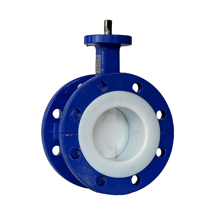 全襯法蘭式無(wú)頭蝶閥