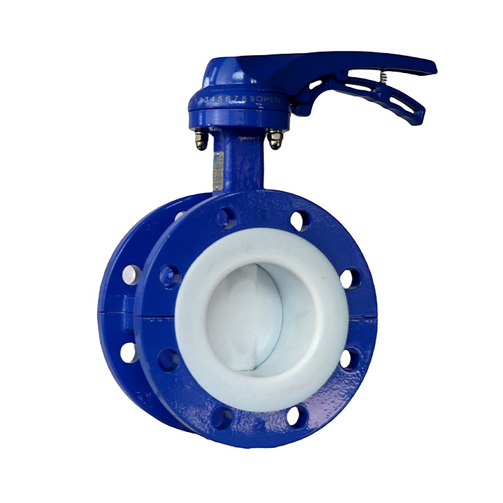 全襯法蘭式手柄蝶閥