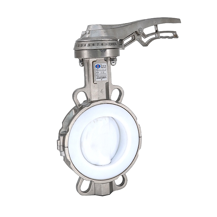 全襯-不銹鋼對(duì)夾式手柄蝶閥