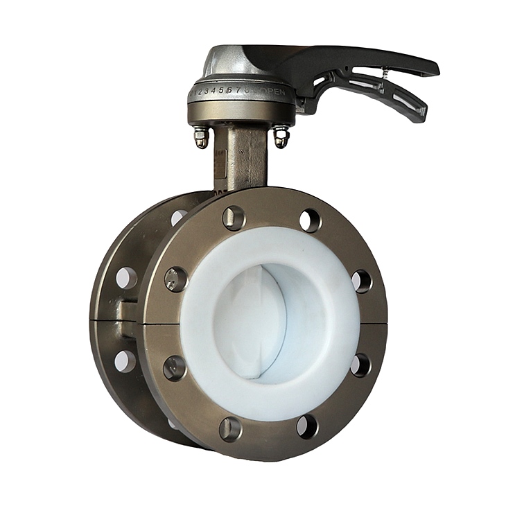 全襯-不銹鋼法蘭式手柄蝶閥 全襯-不銹鋼法蘭式手柄蝶閥