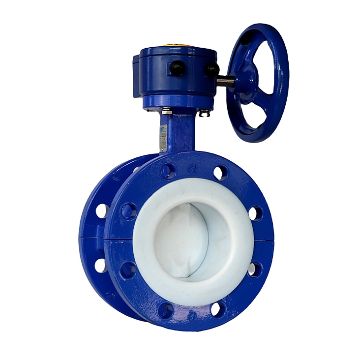 全襯法蘭式渦輪蝶閥 全襯法蘭式渦輪蝶閥