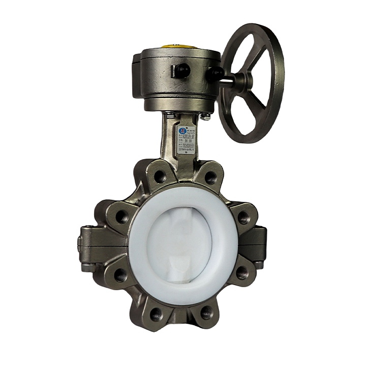 全襯-不銹鋼單夾式渦輪蝶閥 全襯-不銹鋼單夾式渦輪蝶閥