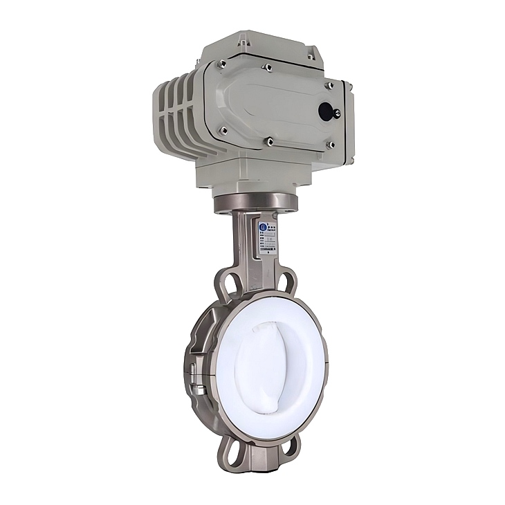 全襯-不銹鋼對夾式電動蝶閥 全襯-不銹鋼對夾式電動蝶閥