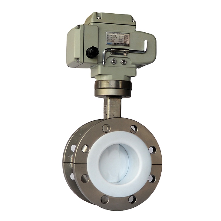 全襯不銹鋼法蘭式電動(dòng)蝶閥