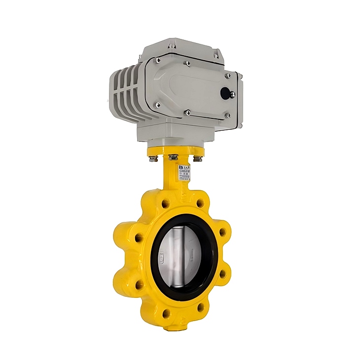 有靠背單夾式電動(dòng)蝶閥