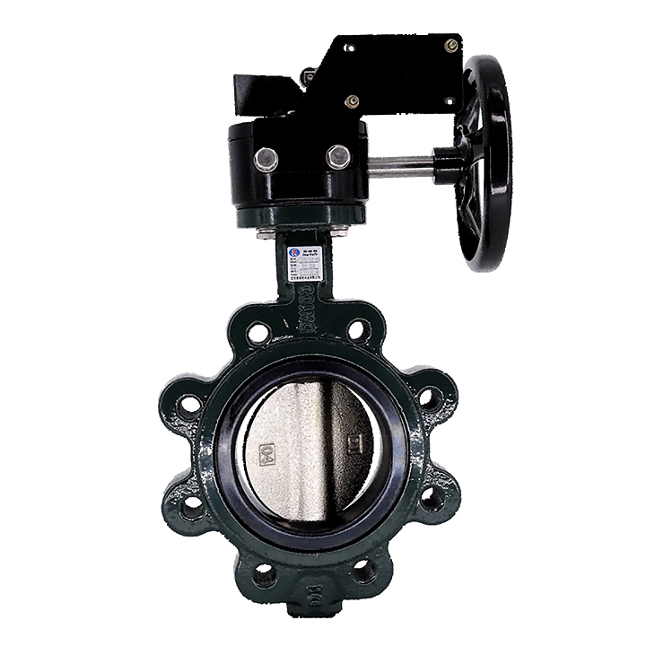 有靠背單夾式發(fā)訊蝸輪蝶閥