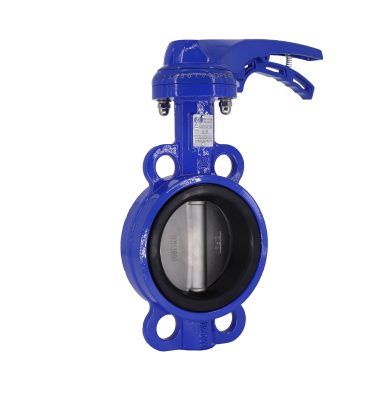 有靠背對夾式手柄蝶閥