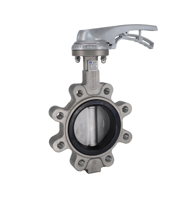 有靠背—不銹鋼單夾式手柄蝶閥