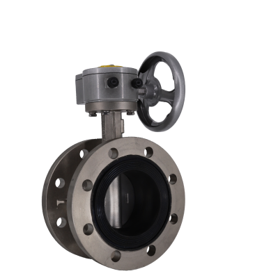 有靠背—不銹鋼法蘭式蝸輪蝶閥