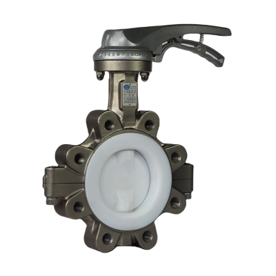 全襯-不銹鋼單夾式手柄蝶閥