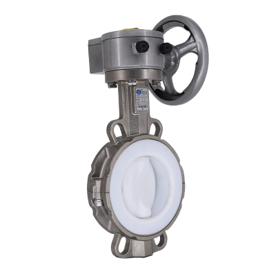 全襯-不銹鋼對(duì)夾式渦輪蝶閥