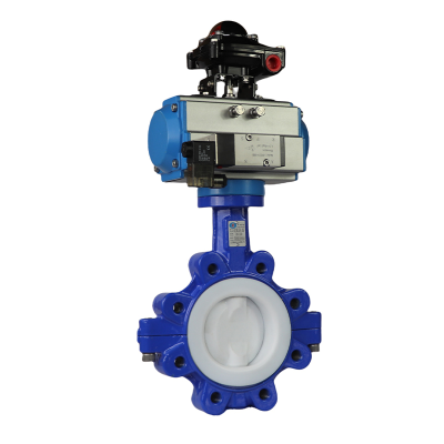 全襯單夾式氣動蝶閥