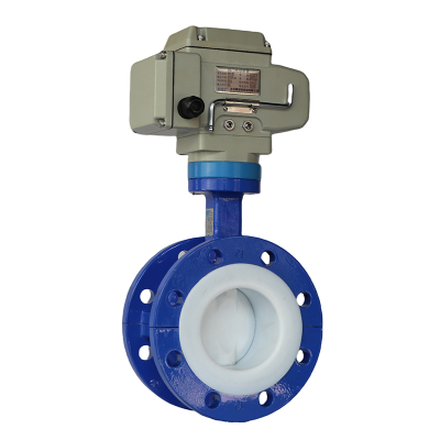 全襯法蘭式電動蝶閥