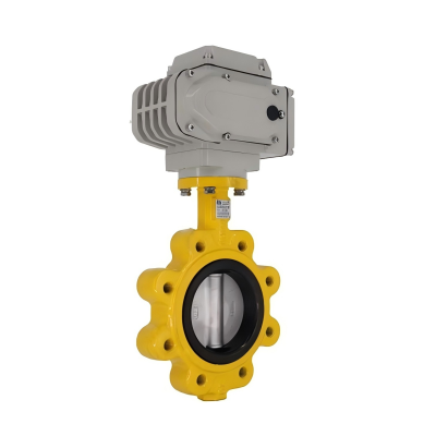 有靠背單夾式電動蝶閥