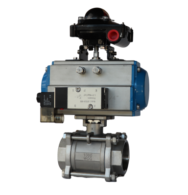 螺紋式-三片式氣動(dòng)球閥