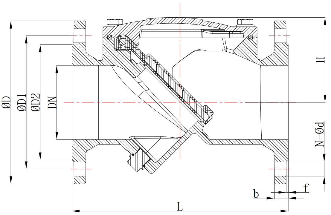 橡膠瓣止回閥 橡膠瓣止回閥