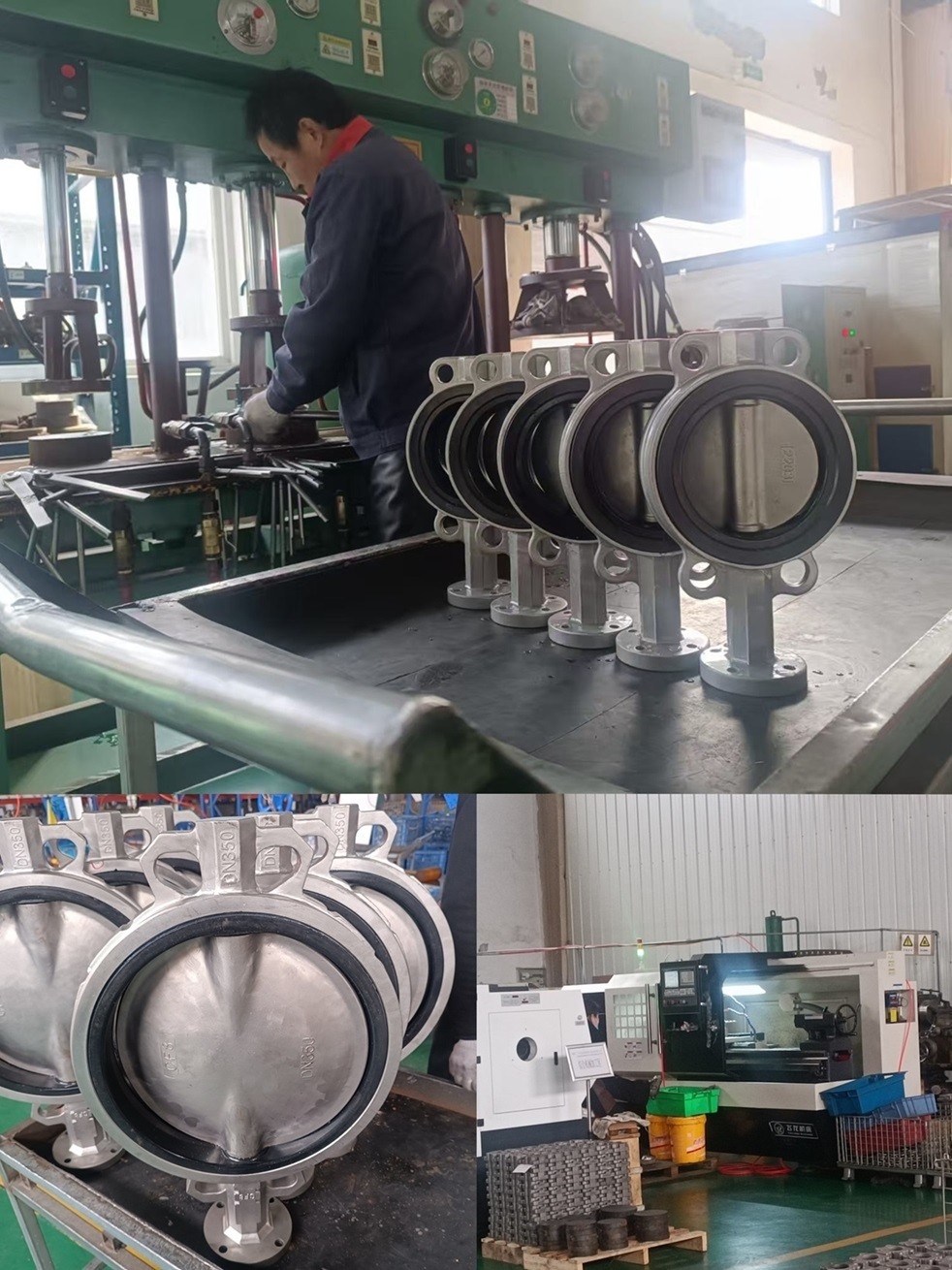 有靠背-不銹鋼對夾式蝶閥